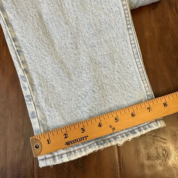 ABERCROMBIE & FITCH The 90s Straight Ultra High Rise Jeans Blue - Picture 15 of 15